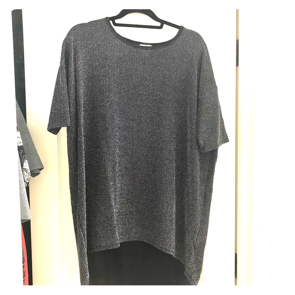 Lularoe Elegant Black Irma tunic top